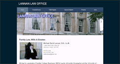 Desktop Screenshot of lannanlaw.com