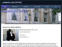 Tablet Screenshot of lannanlaw.com